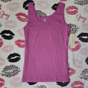 Jones New York Pink Lace Tank Top